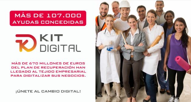 Más de 107.000 ayudas del programa Kit Digital llegan a las pymes españolas